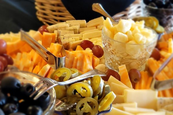 fresh and lovely catered food