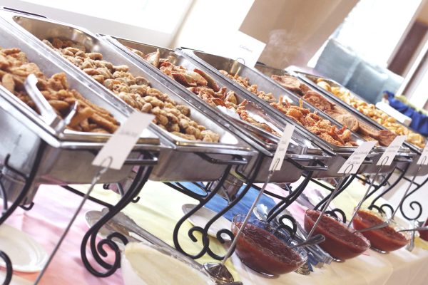 catering setup on or offisite