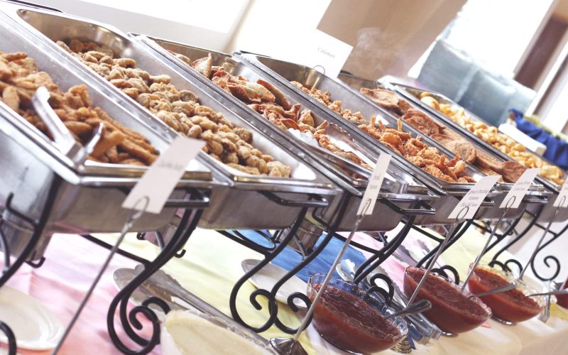 catering setup on or offisite